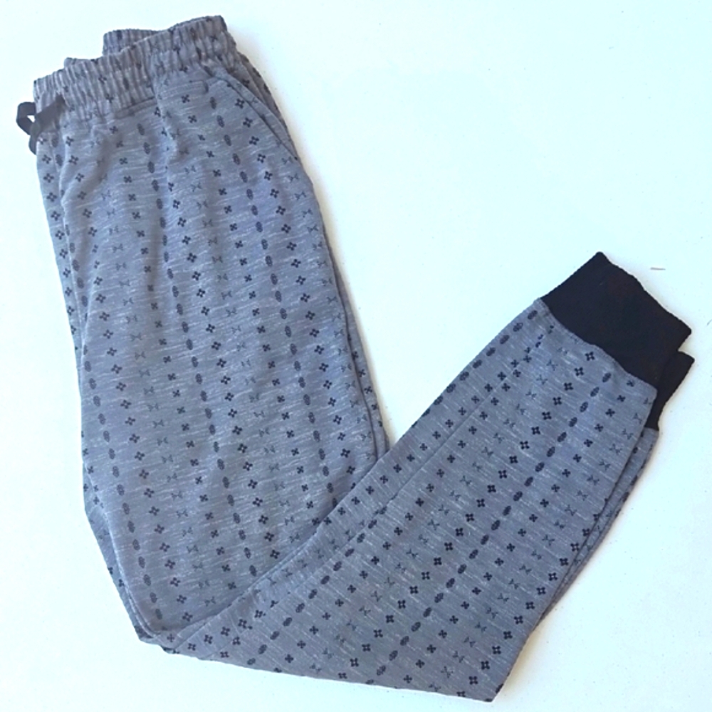 LuLaRoe Gray Patterned Joggers